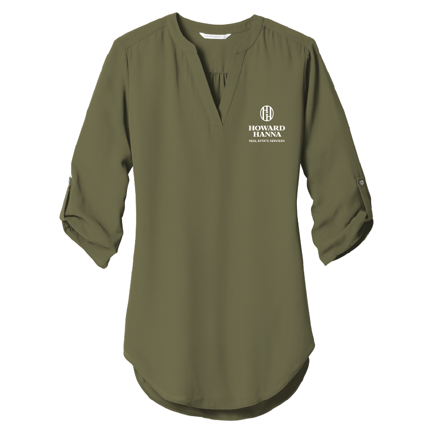 Port Authority® Women's 3/4-Sleeve Tunic Blouse - Image 3
