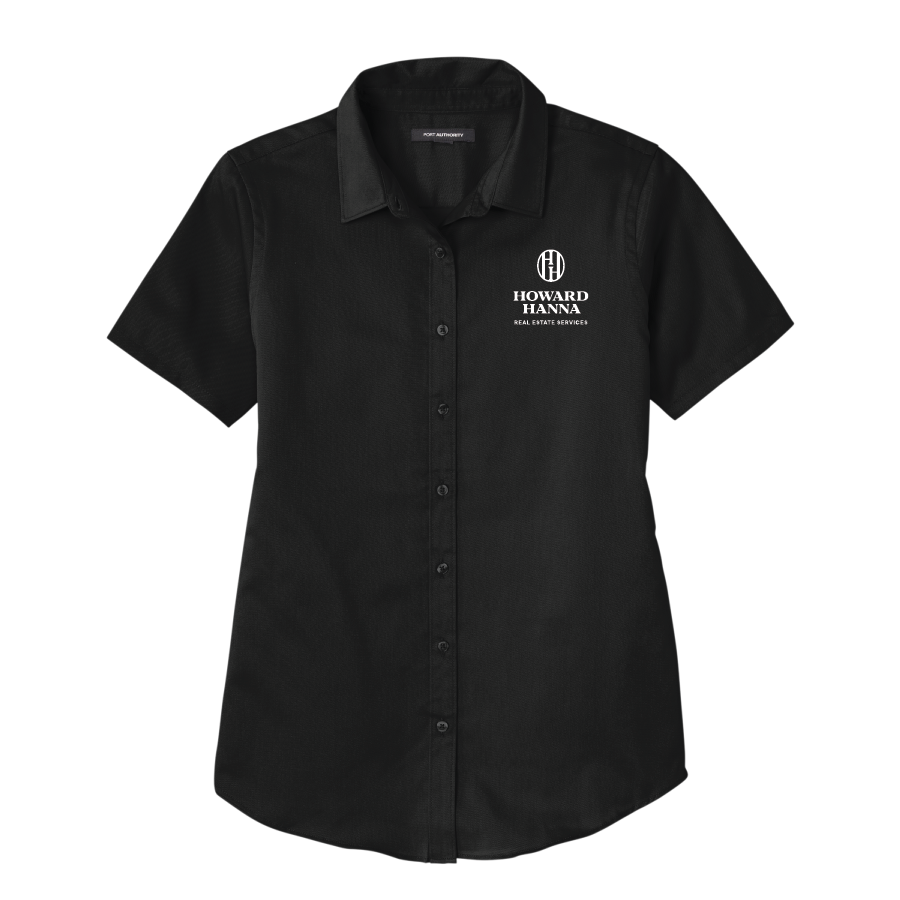 Port Authority® Women's Short Sleeve SuperPro React ™ Twill Shirt - Image 2