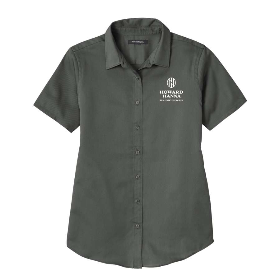 Port Authority® Women's Short Sleeve SuperPro React ™ Twill Shirt - Image 3